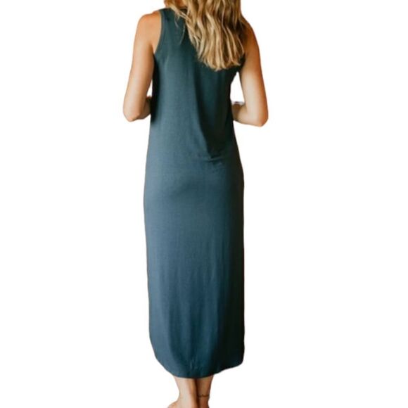 JACKSON Rowe Larch Dress- Ocean - Picture 4 of 8